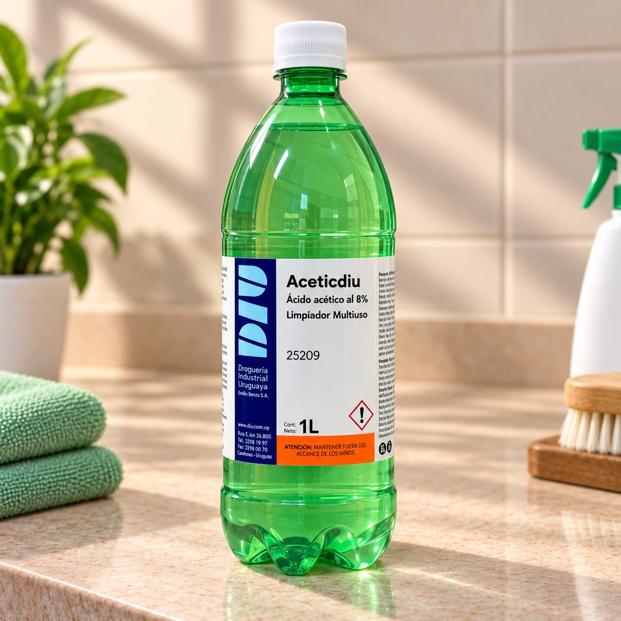 Aceticidu Ácido Acético 8% Limpiador Multiuso DIU – 1L