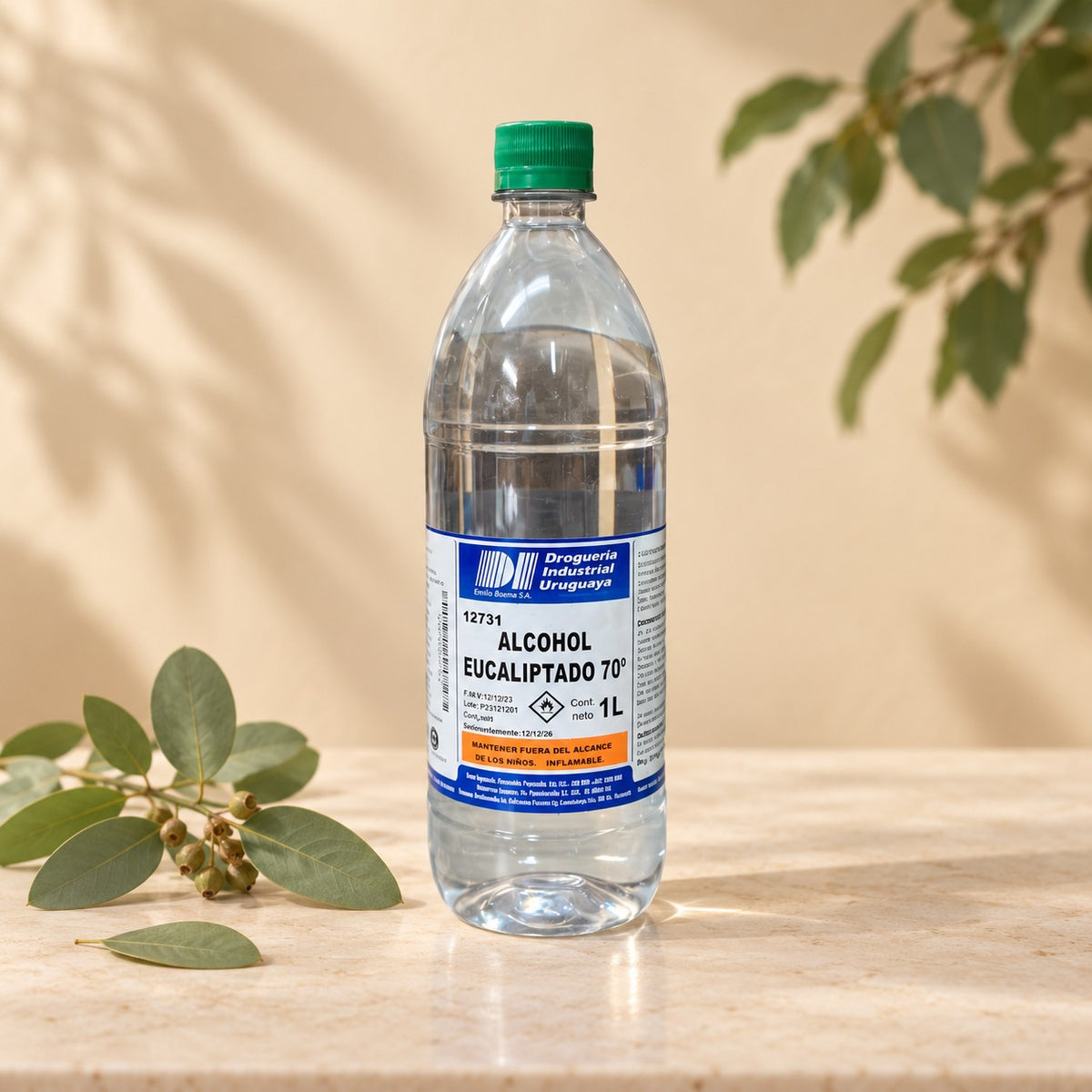 Alcohol Eucaliptado 70° DIU – 1L