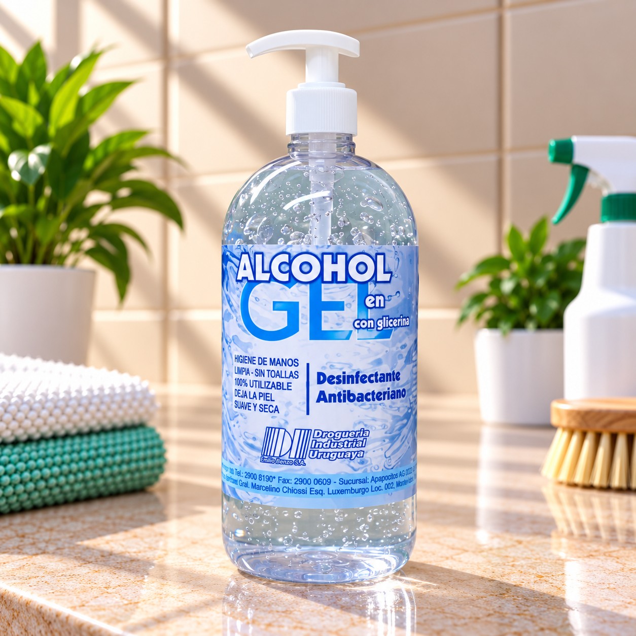Alcohol en Gel con Glicerina DIU – 1L