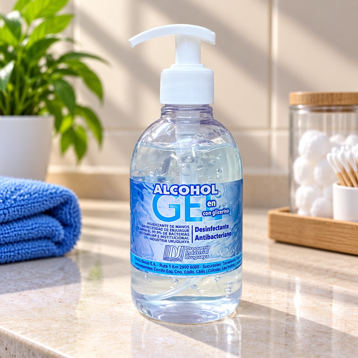 Alcohol en Gel con Glicerina DIU – 250 ml