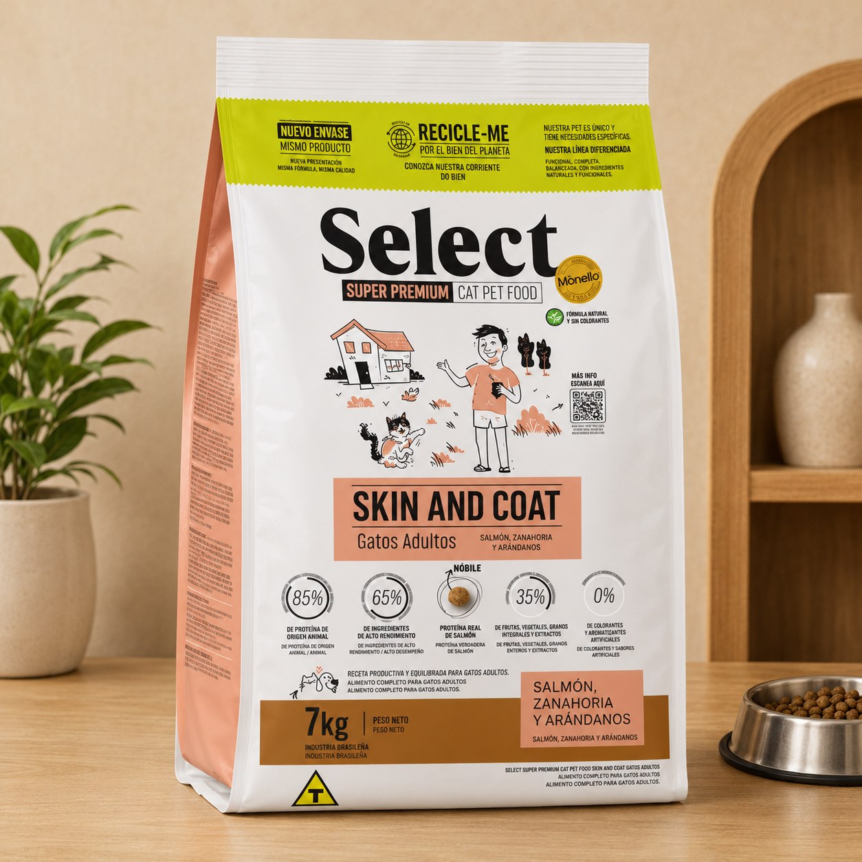 Select Skin and Coat Gatos Adultos