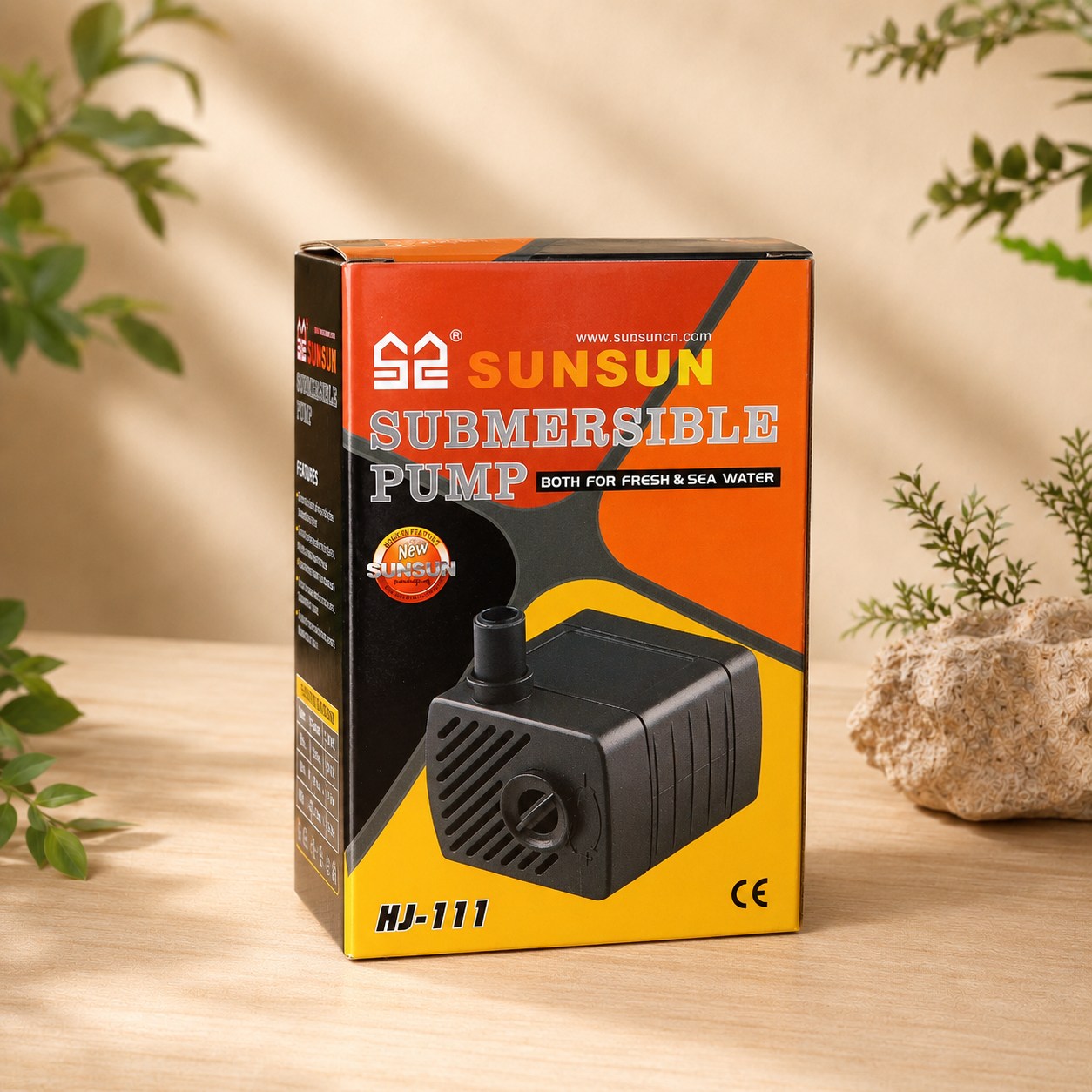 Bomba sumergible SUNSUN HJ-111 para acuario