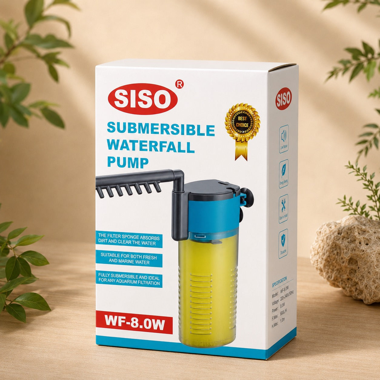 Filtro bomba sumergible con cascada SISO WF-3.5W