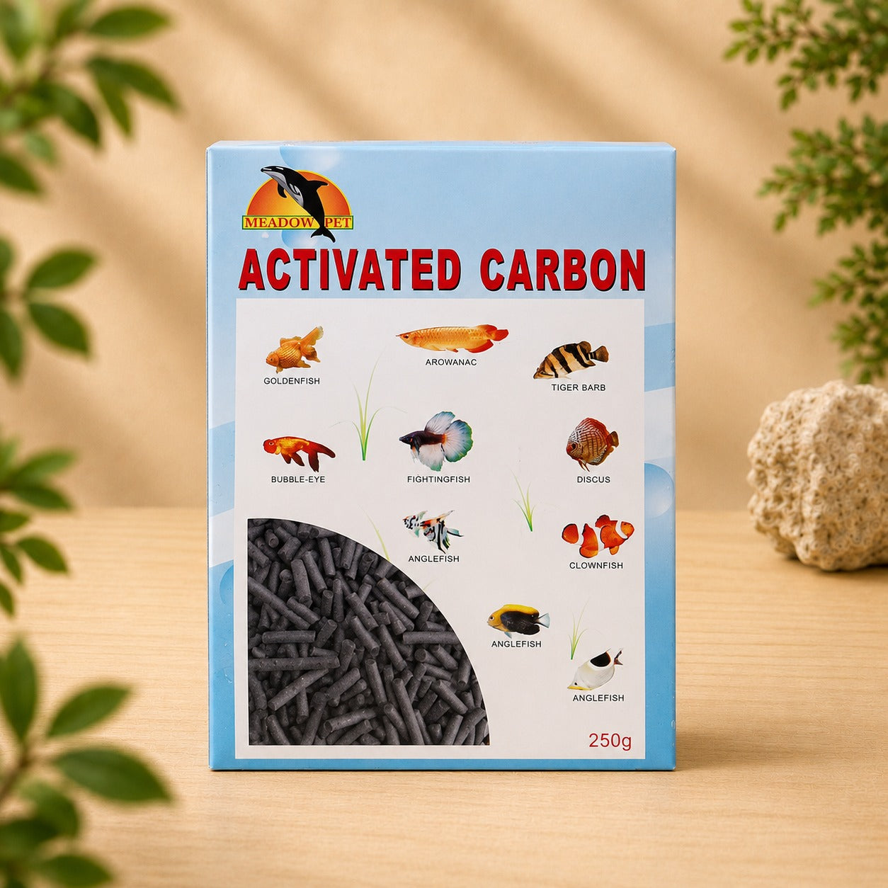 Carbón activado para acuario – 250 g