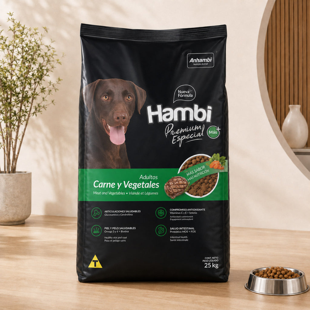 Hambi Carne y Vegetales