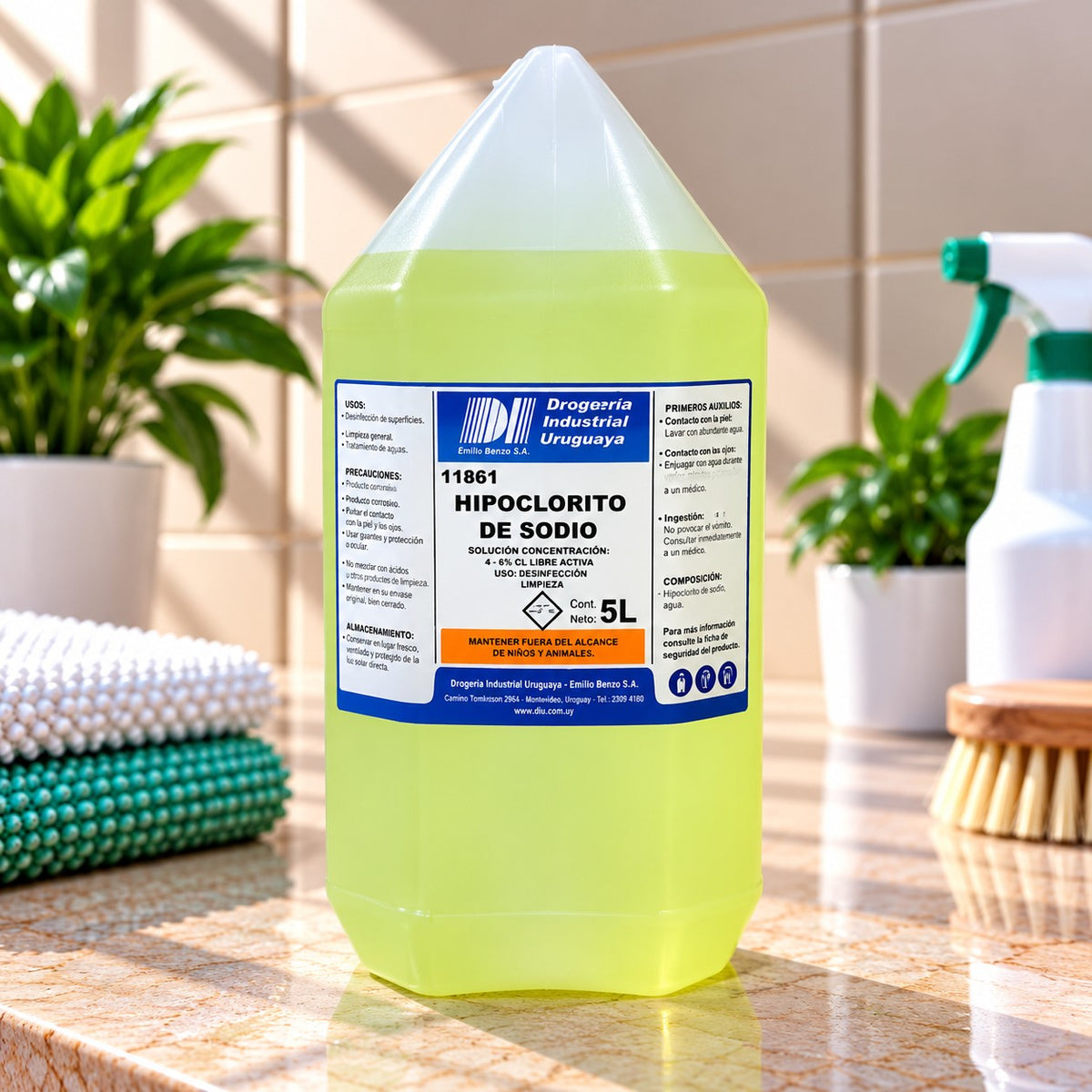 Hipoclorito de Sodio Doble Concentración DIU – 5L