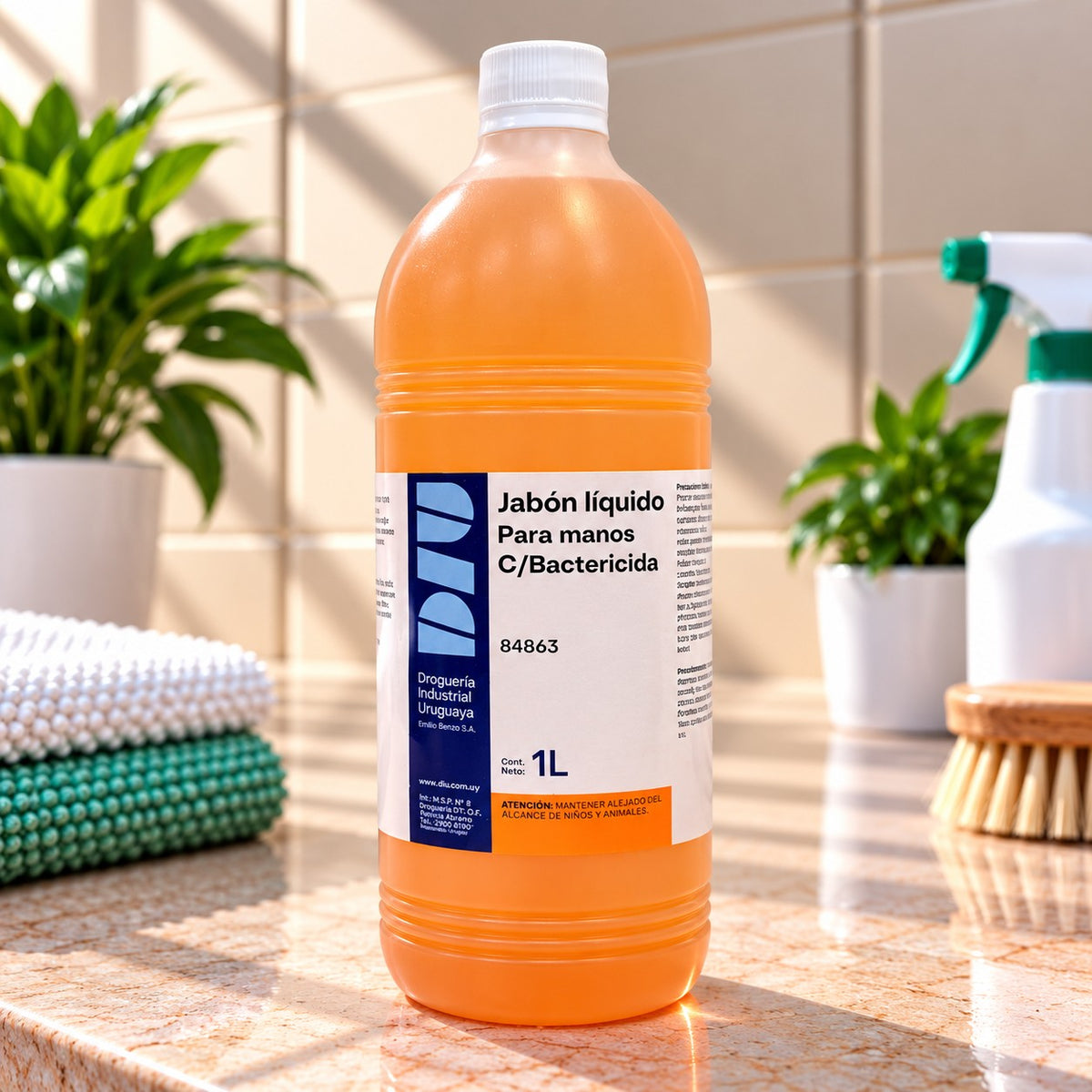 Jabón Líquido para Manos con Bactericida DIU – 1L