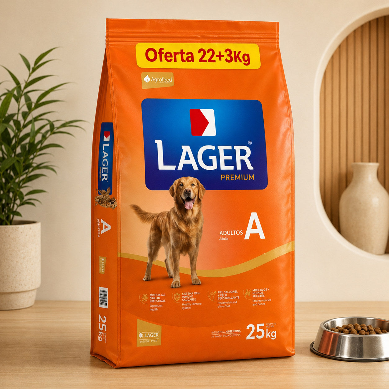 Lager Perro +3Kg Gratis