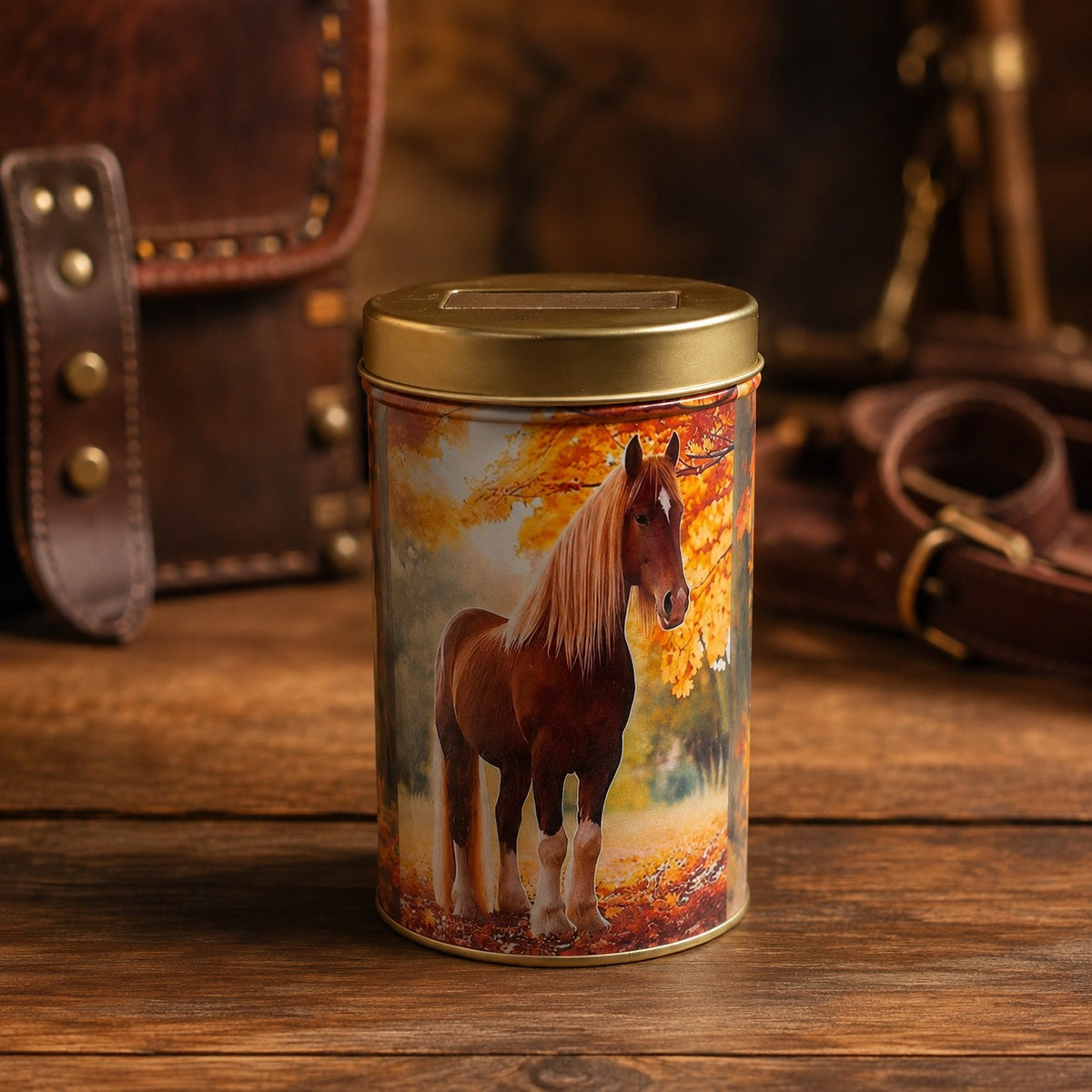 Yerbero con diseño de caballo