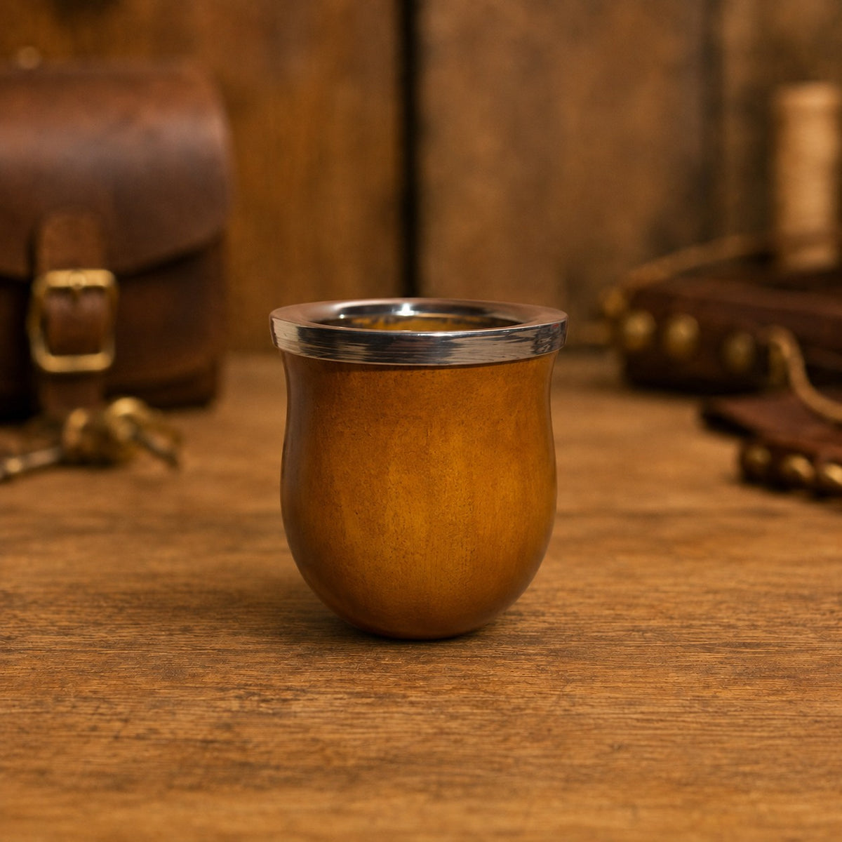 Mate camionero pulido con inox