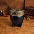 Mate imperial de casco revestido en cuero