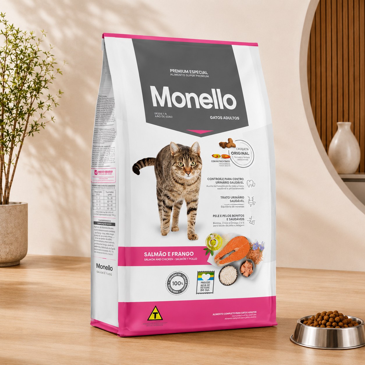 Monello Especial Salmón y Pollo – Gatos Adultos