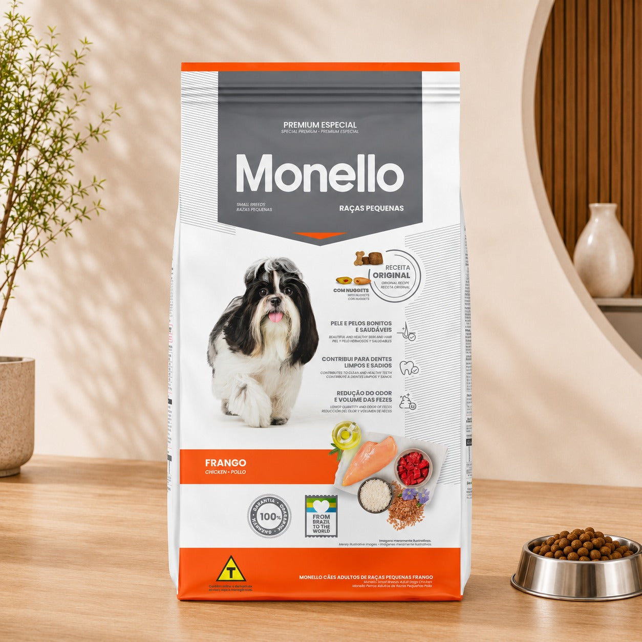 Alimento para perros adultos de razas pequeñas Monello